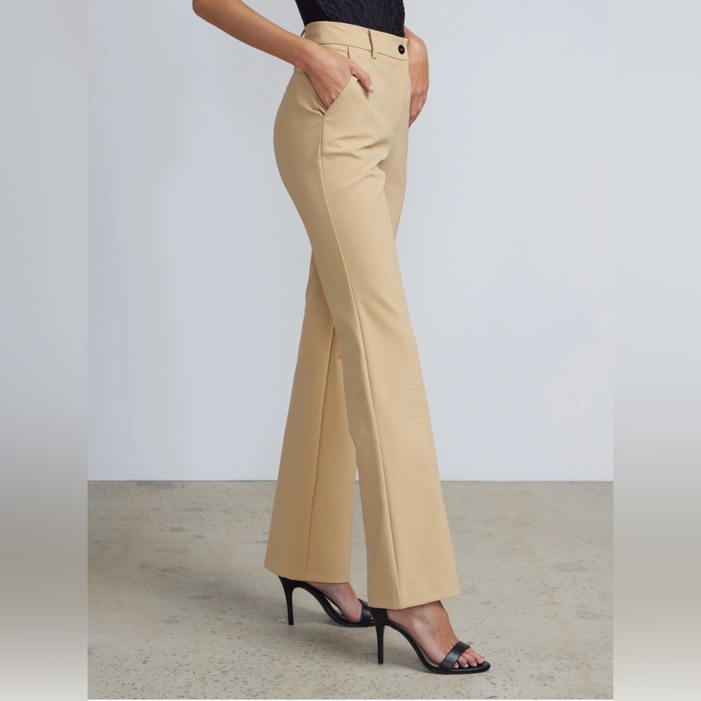 COPY - NWT NY&Co High rise boot cut khaki dress pants size 16 average.